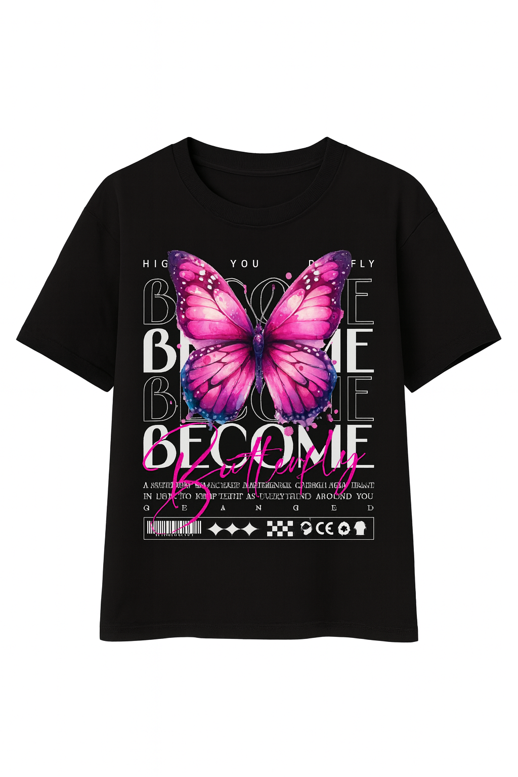 Become Butterfly” Women’s T-Shirt