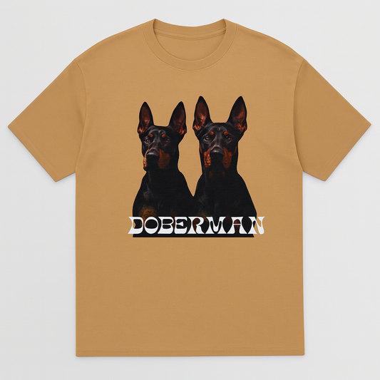 Doberman Oversized Graphic Tee – Boxy Heavyweight Fit
