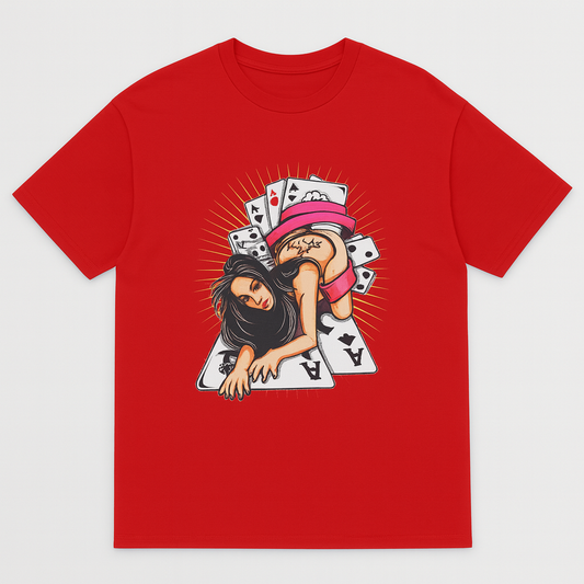 Casino Girl Graphic Tee