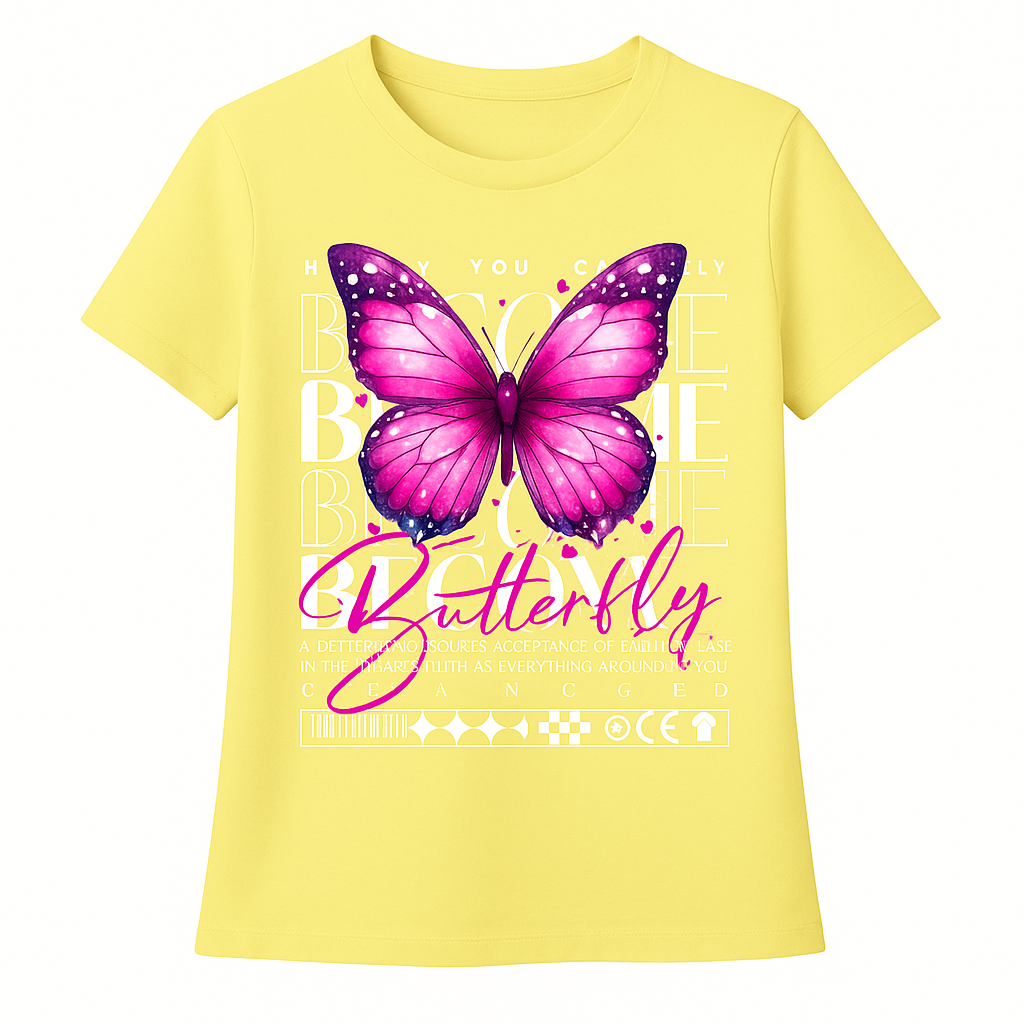 Become Butterfly” Women’s T-Shirt