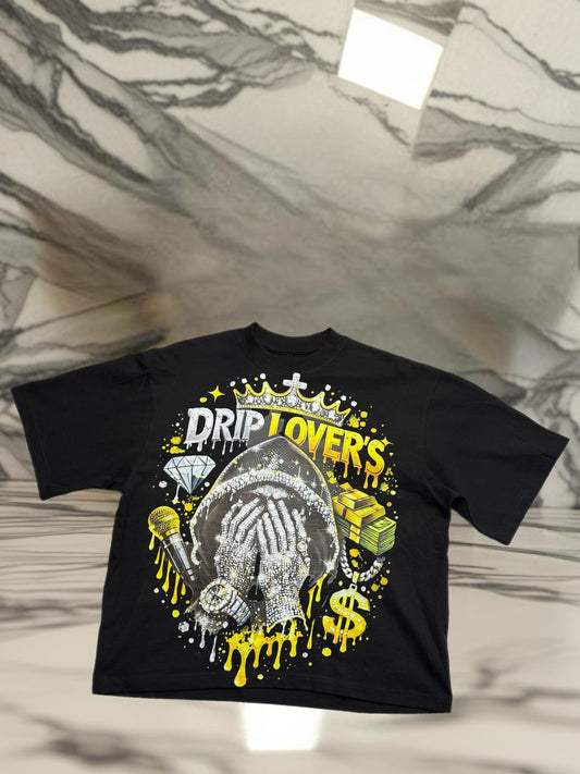 Drip Lover’s – Golden Crown CROPPED TEE