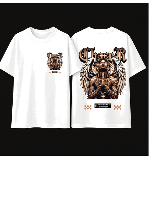Oversized “ChaseR Angel” Graphic T-Shirt